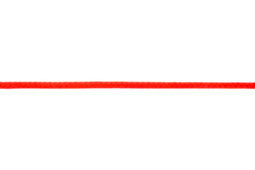 Baumwollkordel, Doppelgewebe, 5 mm, rot, 0,5 m